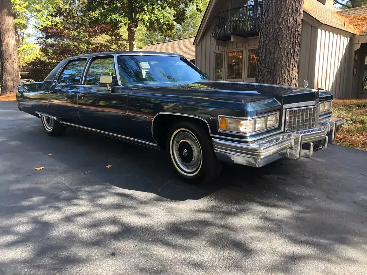 1976 Cadillac Brougham Blue d elegante 1976 Cadillac Brougham d elegante