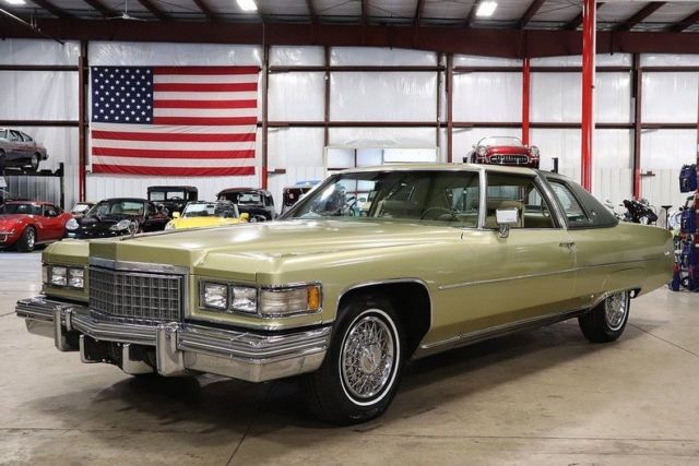1976 Cadillac Coupe DeVille 61006 Miles Firemist Green Coupe 500 V8 Automatic 1976 Cadillac DeVille --