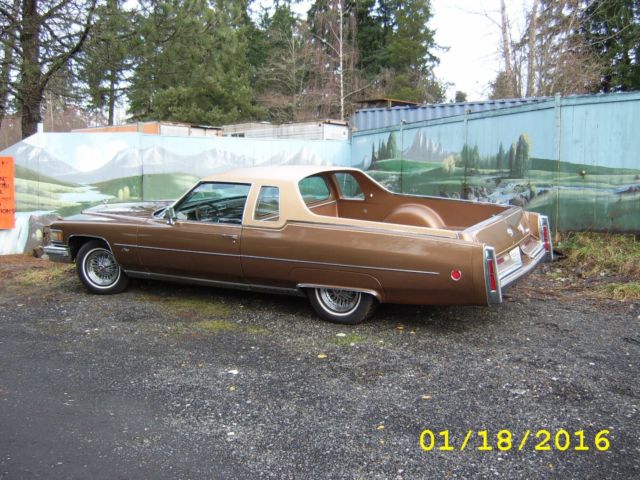 1976 Cadillac DeVille Mirage classic car pick up truck rare barn find El Camino 1976 Cadillac DeVille
