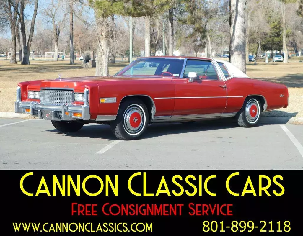 ***1976 Cadillac Eldorado 8.1 L V8 3 speed Red*** 1976 Cadillac Eldorado
