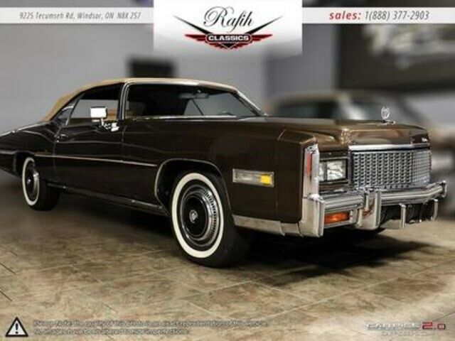 1976 Cadillac Eldorado, Black with 4,978 Miles available now! 1976 Cadillac Eldorado