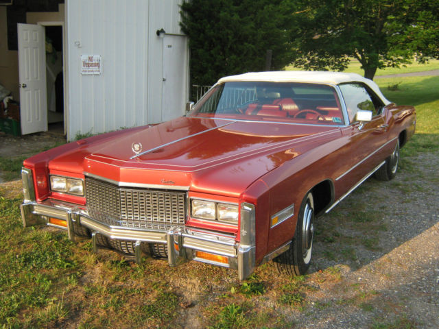 1976 Cadillac Eldorado Convertible 2-Door only 24,500 miles 1976 Cadillac Eldorado