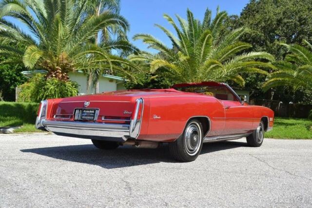 1976 Cadillac Eldorado Firethorn Metallic power convertible top - photo 12