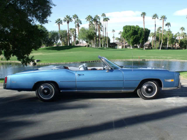 1976 CADILLAC ELDORADO CONVERTIBLE 7400 ACTUAL MILES 1976 Cadillac Eldorado