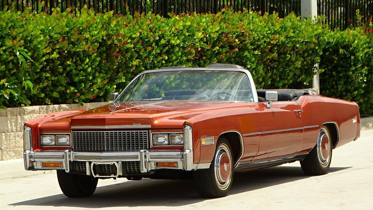 1976 CADILLAC ELDORADO CONVERTIBLE A TRUE CLASSIC ANTIQUE STATUS REAL NICE ONE 1976 Cadillac Eldorado CLASSIC BODY STYLE