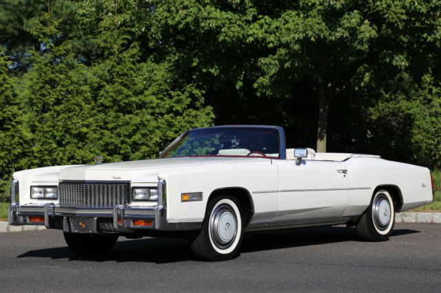 1976 CADILLAC ELDORADO CONVERTIBLE BICENTENNIAL 62 ACTUAL MILES RARE NO RESERVE 1976 Cadillac Eldorado BICENTENNIAL