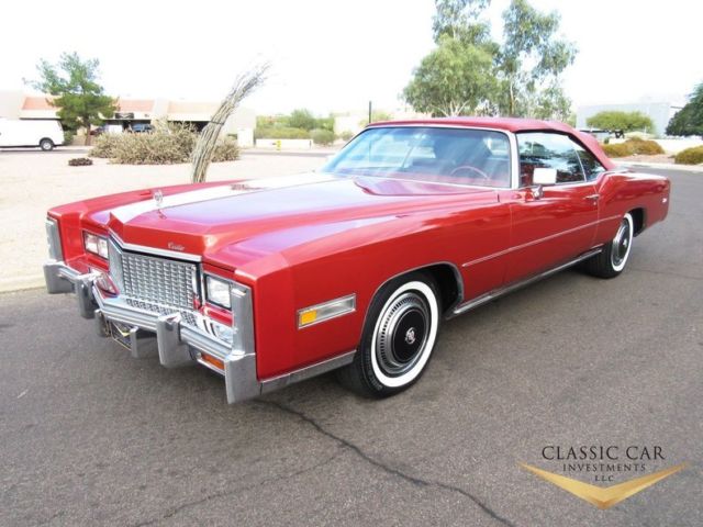 1976 Cadillac Eldorado Convertible - Stunning, Original Car - Only 2K Org Miles! 1976 Cadillac Eldorado Convertible