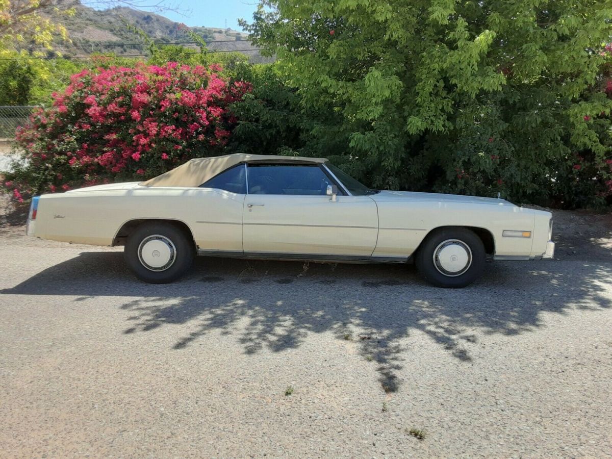 1976 Cadillac Eldorado Convertible, very good mechanically, but needs TLC. 1976 Cadillac Eldorado