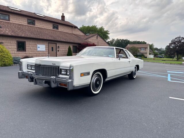 1976 Cadillac Eldorado Coupe White FWD Automatic eldorado 1976 Cadillac Eldorado eldorado