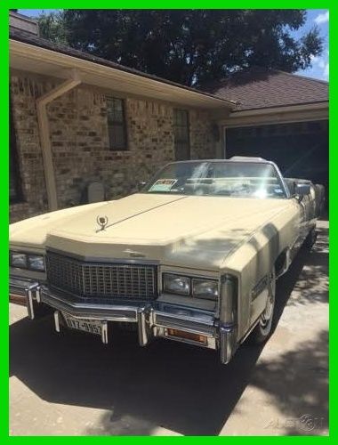 1976 Cadillac Eldorado Used Automatic FWD Convertible 1976 Cadillac Eldorado