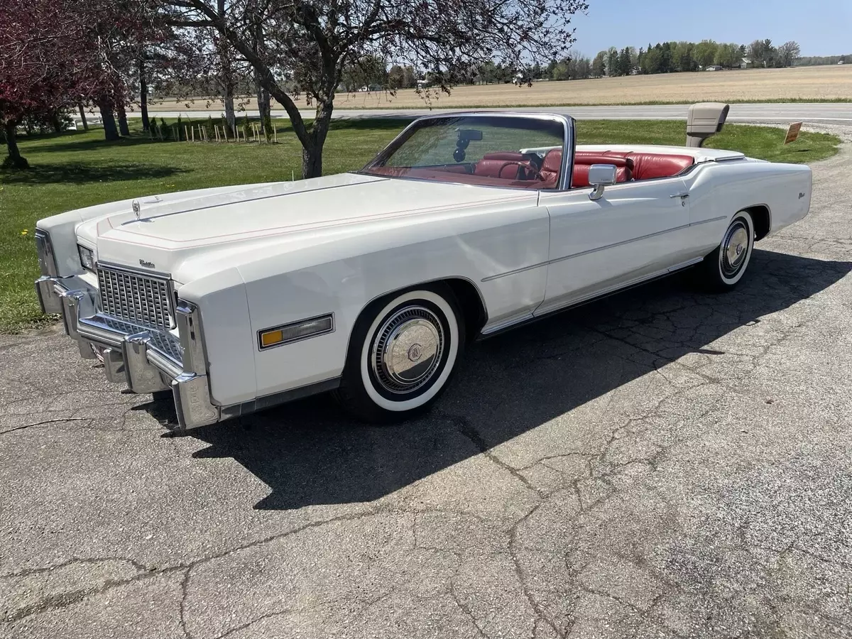 1976 Cadillac Eldorado White 1976 Cadillac Eldorado