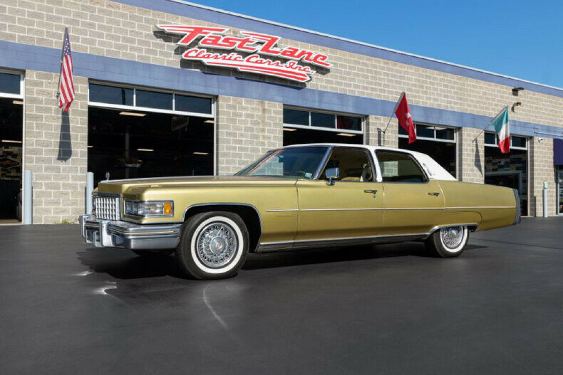 1976 Cadillac Fleetwood Brougham 49k Original Miles High Optioned Updated Stereo 1976 Cadillac Fleetwood Fleetwood Brougham
