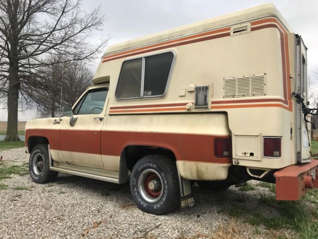 1976 CHEVROLET BLAZER CHALET CAMPER BARN FIND 1976 Chevrolet Blazer