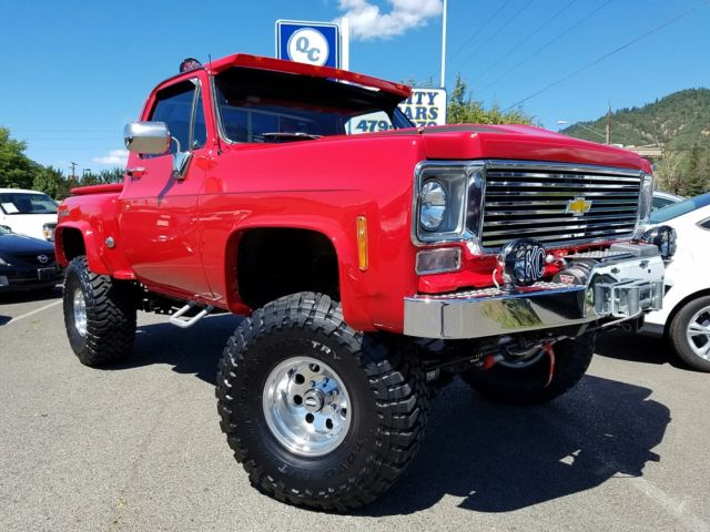 1976 Chevrolet C10 "Big Red" 4WD Pickup, 100% Ground-Up Rebuild 1976 Chevrolet C/K Pickup 1500