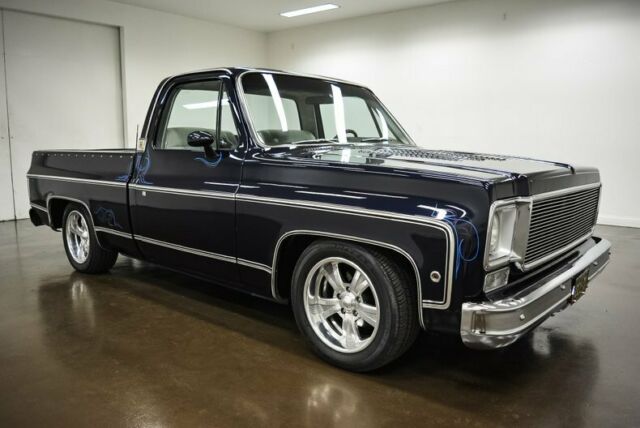 1976 Chevrolet C10 Silverado 35671 Miles BLUE Pickup Truck 454 Big Block Chevy T 1976 Chevrolet C-10 Silverado