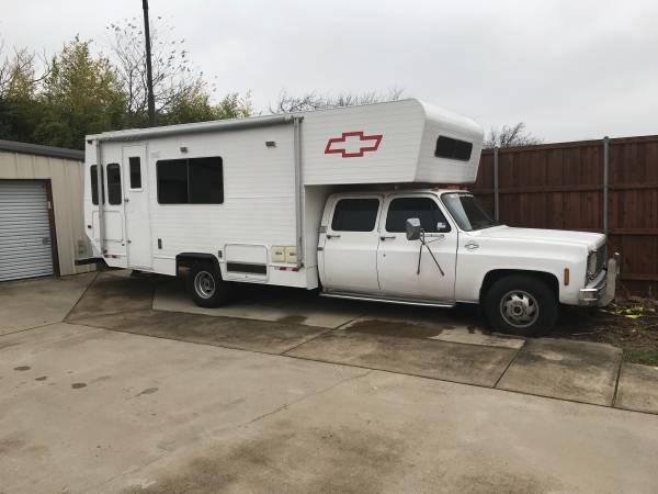 1976 CHEVROLET C30 CREW CAB DUALLY MOTORHOME 1976 Chevrolet C-10 SILVERADO