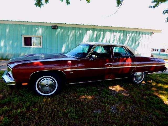 1976 Chevrolet Caprice Classic ~ Mahogany 4 Door Sedan~~ LOW MILES 1976 Chevrolet Caprice Chrome