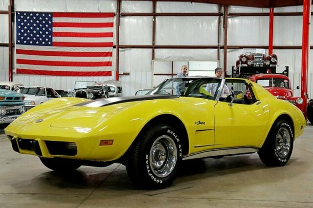 1976 Chevrolet Corvette Stingray 64738 Miles Bright Yellow Coupe 383ci Stroker V 1976 Chevrolet Corvette Stingray