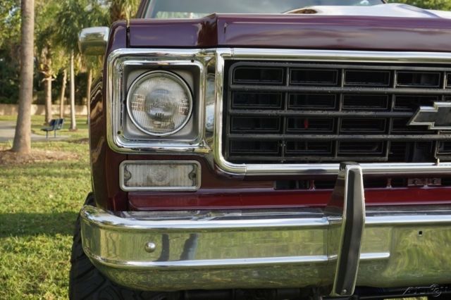 1976 Chevrolet C/K Pickup 1500 1500 SCOTTSDALE STEPSIDE SHORTBED 4X4 RESTORED - photo 13