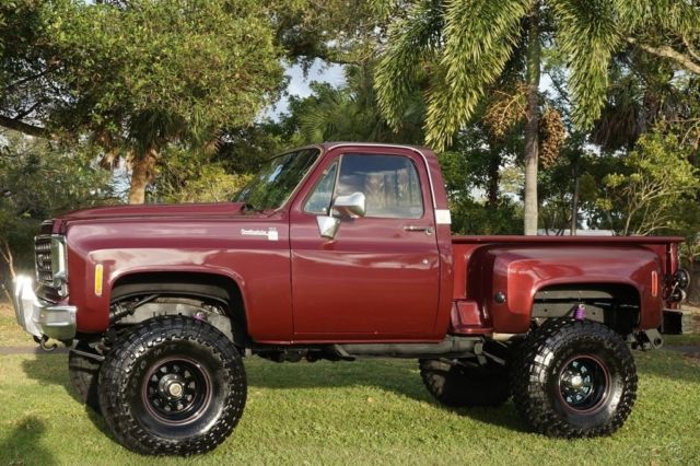 1976 Chevrolet C/K Pickup 1500 1500 SCOTTSDALE STEPSIDE SHORTBED 4X4 RESTORED - photo 3
