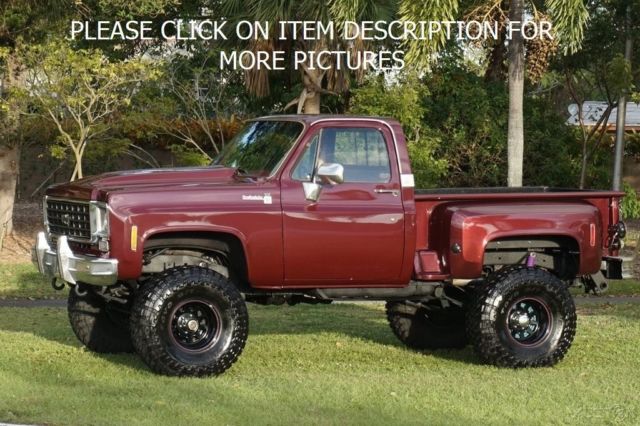 1976 Chevrolet C/K Pickup 1500 1500 SCOTTSDALE STEPSIDE SHORTBED 4X4 RESTORED - photo 5