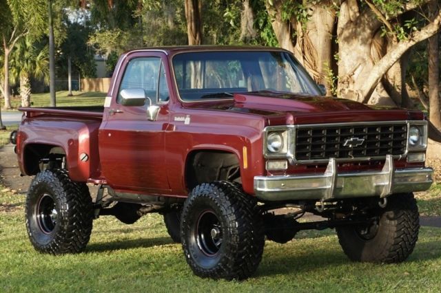 1976 Chevrolet C/K Pickup 1500 1500 SCOTTSDALE STEPSIDE SHORTBED 4X4 RESTORED - photo 6