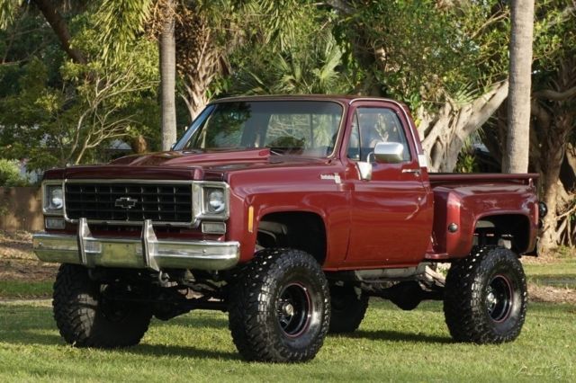1976 Chevrolet C/K Pickup 1500 1500 SCOTTSDALE STEPSIDE SHORTBED 4X4 RESTORED - photo 7