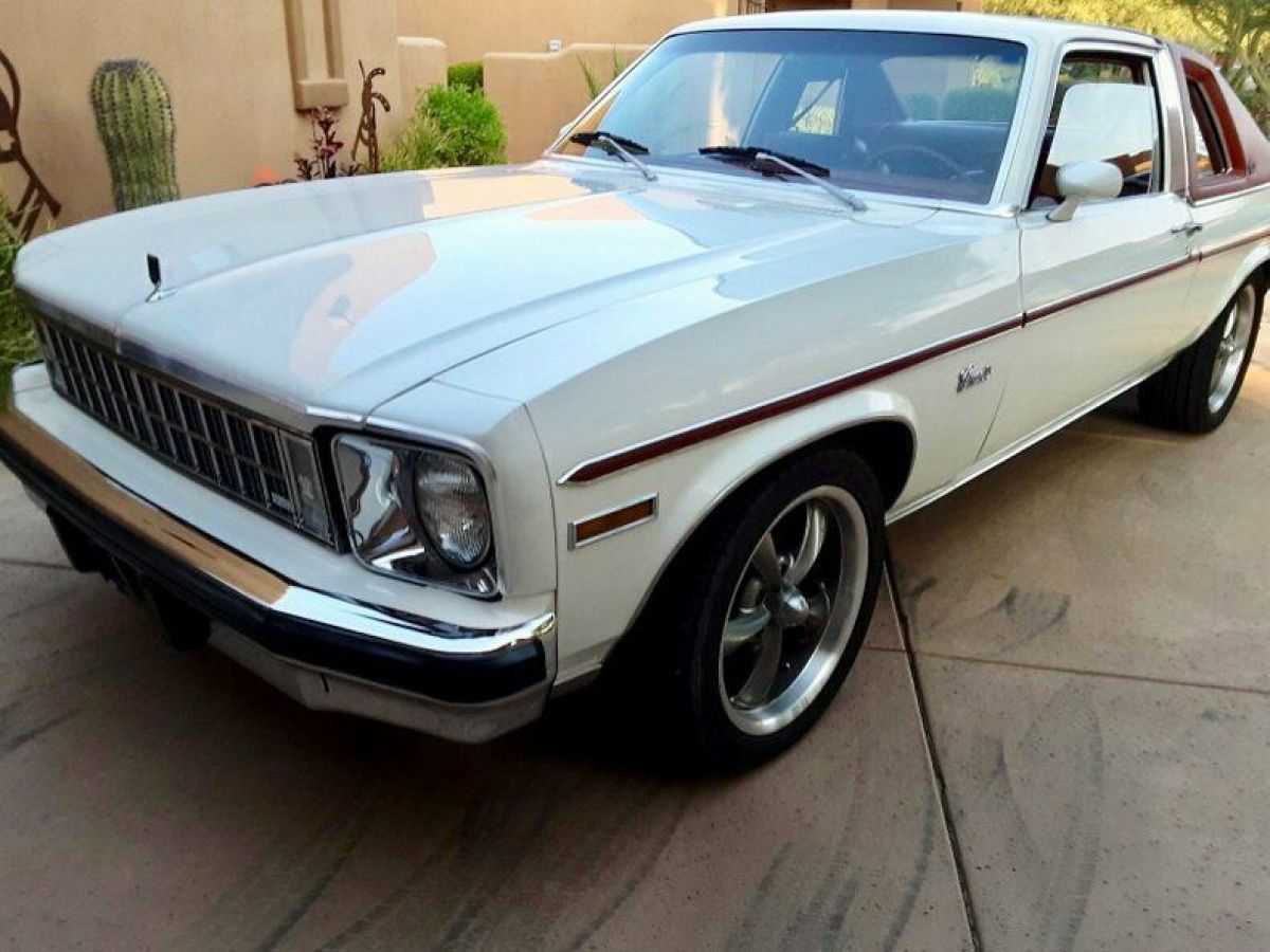 1976 Chevrolet Nova White Coupe 350 V8 Automatic 1976 Chevrolet Nova