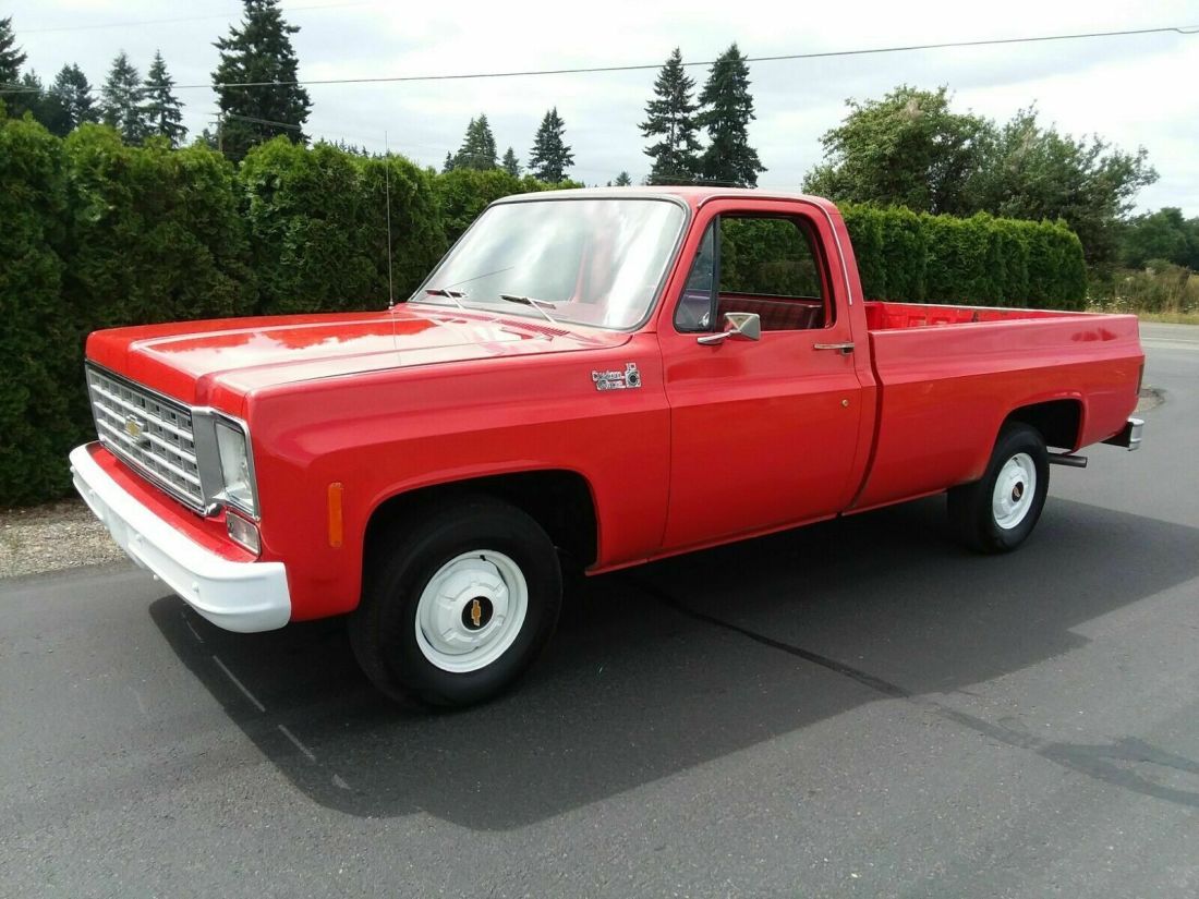 1976 Chevy C10 Pickup Long Bed LWB 350 V8 Survivor Low 34,417 Miles No Reserve 1976 Chevrolet C-10