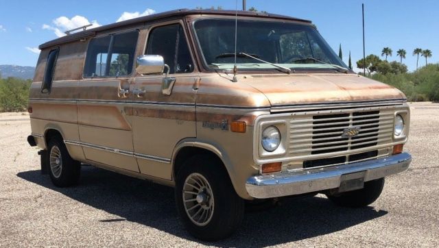 1976 Chevy G20 Vintage Venture Conversion Van All Original 1976 Chevrolet G20 Van Venture Converson