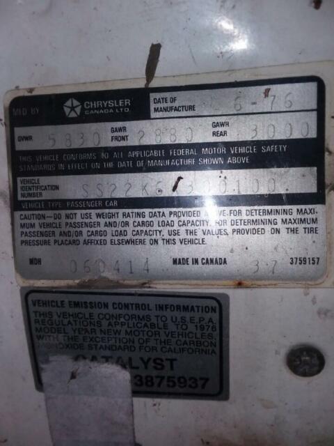 1976 Chrysler Chrysler - photo 9