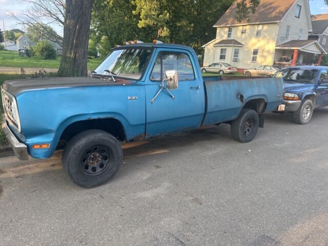 1976 Dodge D/W Series Pickup Blue 4WD Automatic w100 1976 Dodge D/W Series w100