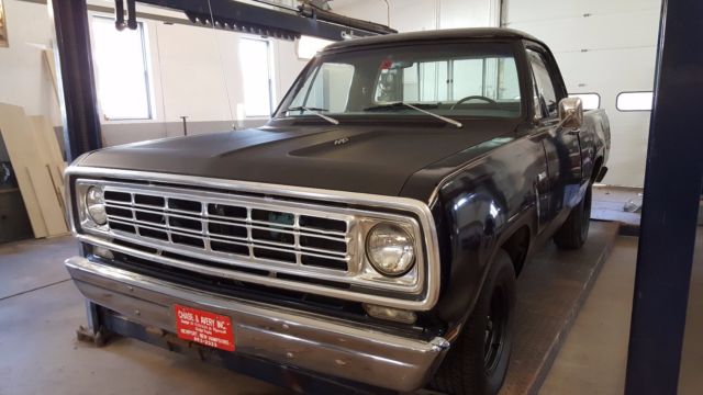 1976 DODGE PICKUP TRUCK D 100 . BARN FIND.440 AUTOMATIC. VERY CLEAN AND STRAIGHT 1976 Dodge Other Pickups CUSTOM