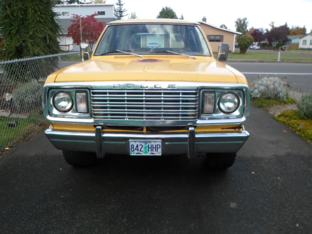 1976 Dodge Ramcharger 1976 Dodge Ramcharger