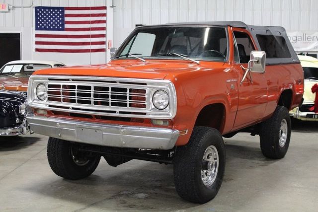 1976 Dodge Ramcharger 66565 Miles Orange SUV 5.9L Cummins Turbo Diesel 5-Speed 1976 Dodge Ramcharger --