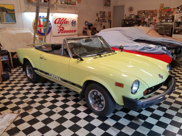 1976 FIAT 124 SPIDER 1800 RARE SURVIVOR EXAMPLE **NO RESERVE AUCTION"* 1976 Fiat 124 Spider Convertible