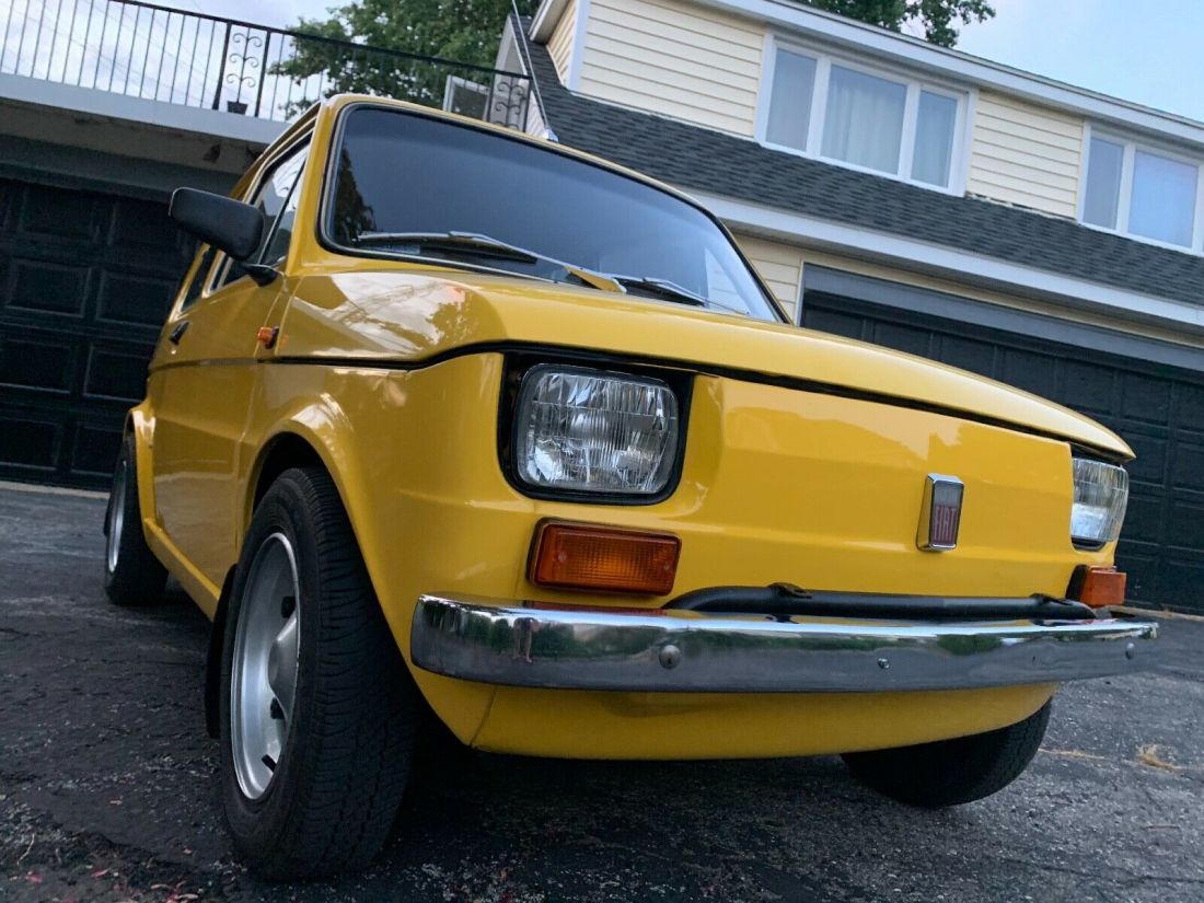 1976 Fiat 126P Polski Yellow on Black 4 Speed Excellent Condition NO RESERVE 1976 Fiat 126 P