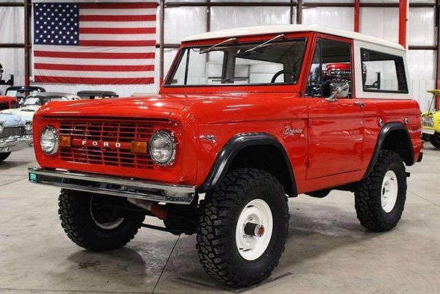 1976 Ford Bronco 18872 Miles Red SUV 302 V8 Manual 1976 Ford Bronco --