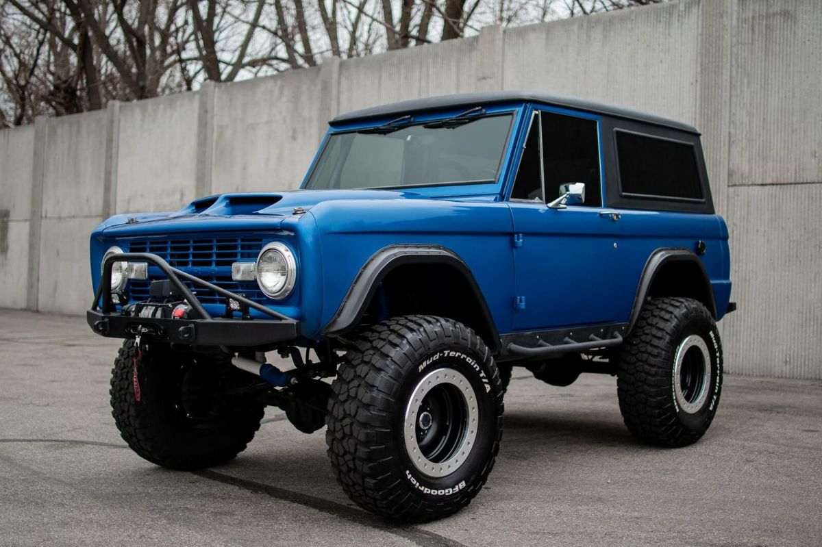 1976 Ford Bronco 62,690 Miles Blue Flame Metallic Ford 306 Racing Crate Automa 1976 Ford Bronco