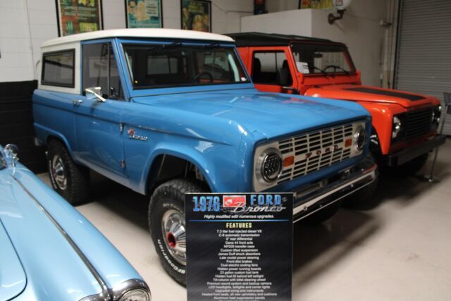 1976 Ford Bronco 7.3 Diesel Engine Custom Built Loaded Down 1976 Ford Custom Built