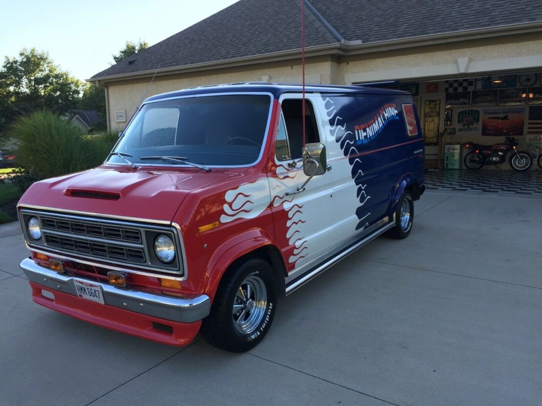 1976 Ford E-150 Van Denim Machine 1976 Ford E-Series Van