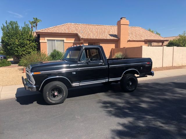 1976 Ford F-100 Range XLT regular cab short bed 4 speed 4WD 360 engine 1976 Ford F-100 Ranger XLT