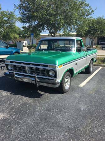 1976 Ford F-100 Short Bed 2wd Super Clean No Rust Ever! 1976 Ford F-100