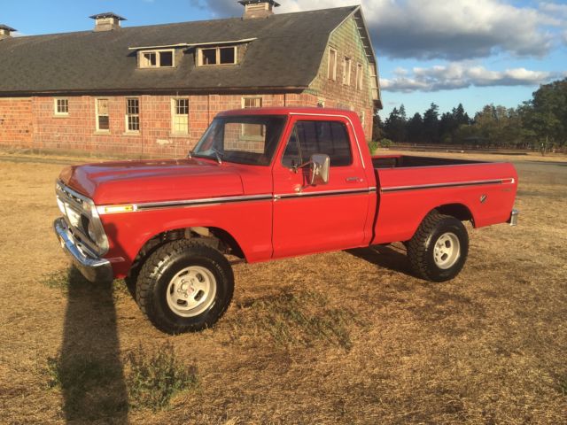 1976 Ford F-100 Short box 4X4 RUSTFREE 360 V8 69K. Orig, MI WORLDWIDE NO RESERVE 1976 Ford F-150