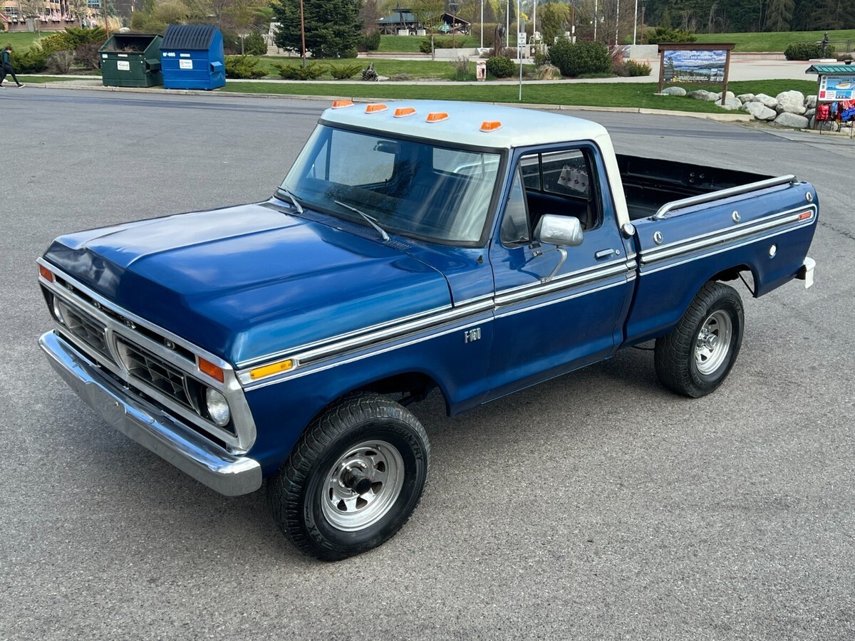 1976 Ford F-150 4x4 Shortbed 4 Speed Classic Original Beauty - photo 3