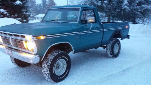 1976 Ford F150 Short Box 4X4 1976 Ford F-100 Custom