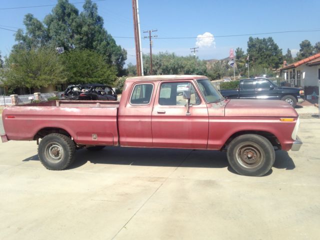 1976 Ford F250 Super Cab 2wd, C6, 390, Factory AC. SuperCab, F100, F250, F350 1976 Ford F-250 Super Cab