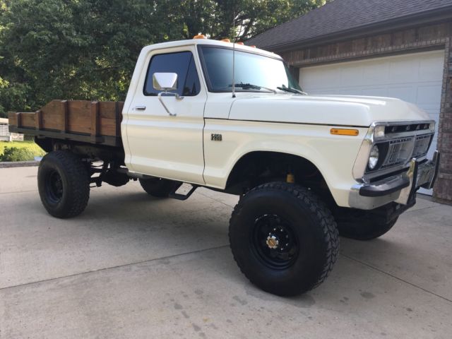 1976 FORD HIGHBOY F250 4X4 SINGLE CAB 4-SPEED MANUAL 1976 Ford F-250