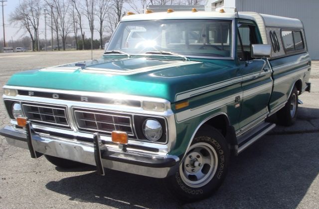 1976 Ford Pickup Truck Explorer Trailer Special original antique vintage Gasser 1976 Ford F-150 Trailer Special