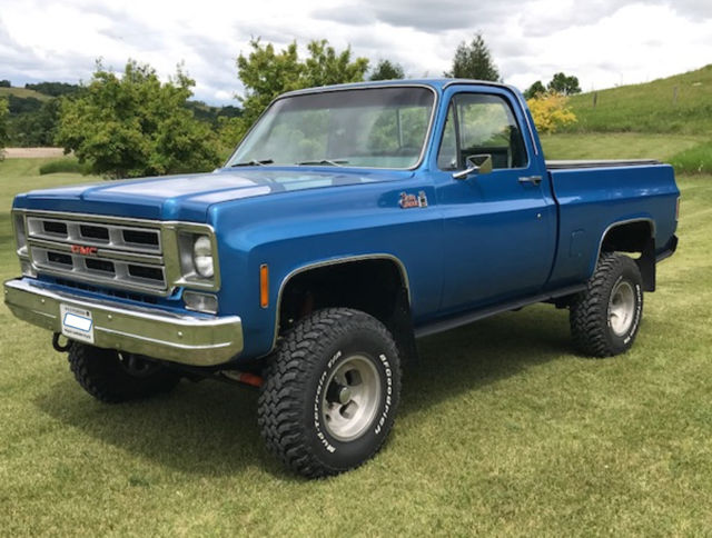 1976 GMC Chevy Chevrolet Short Box 4X4 Sierra Grande 1976 GMC 1/2 Ton Sierra Grande